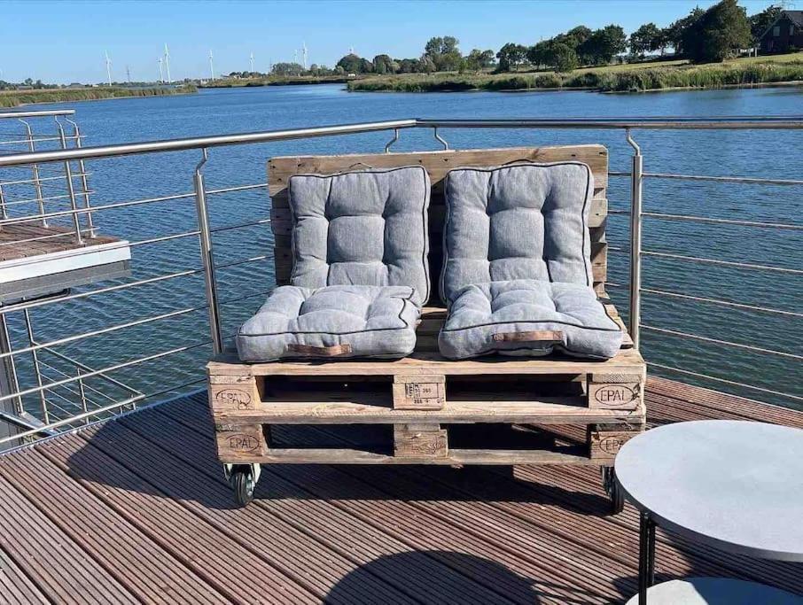 Hausboot Fritz Im Wangermeer Schillig Exterior photo